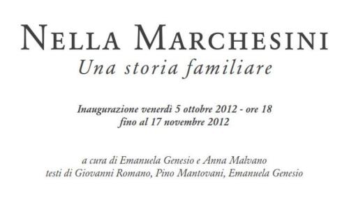 Nella Marchesini. Una storia familiare