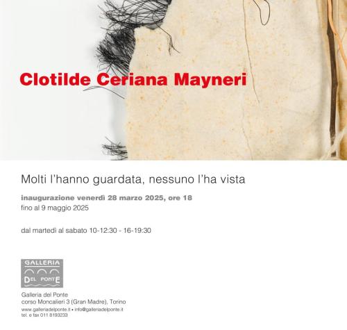 Clotilde Ceriana Mayneri - Molti l’hanno guardata, nessuno l’ha vista